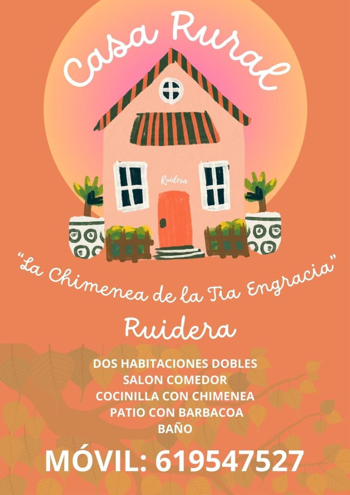 La Chimenea De La Tia Engracia Villa รุยเดรา ภายนอก รูปภาพ